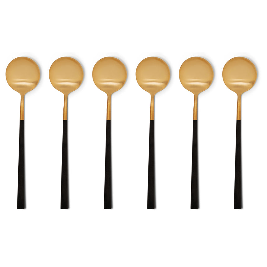 ADA Gold Dessert Spoons